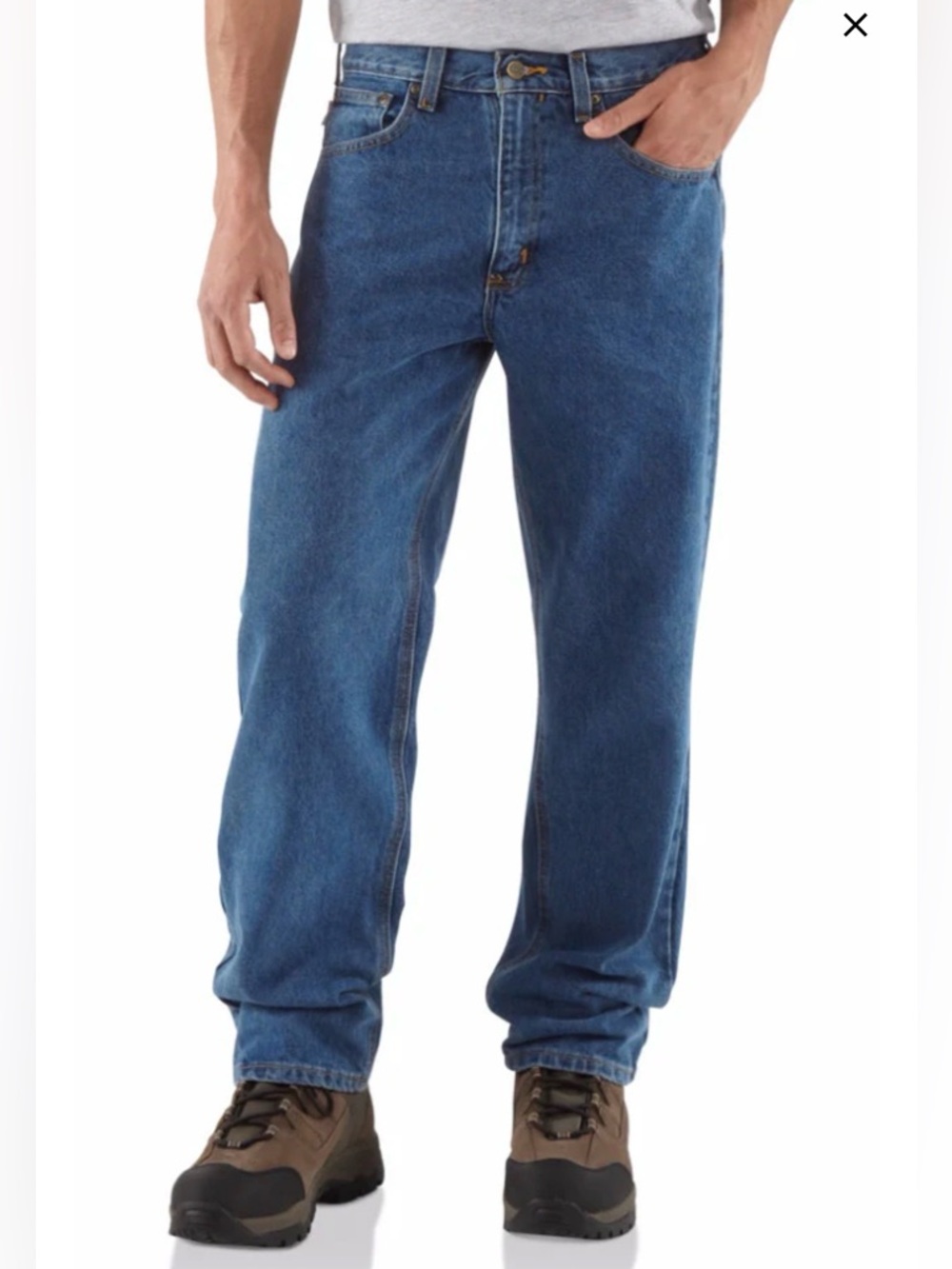 Carhartt Classic Relaxed Fit B160 DST Blue Jeans 36X32